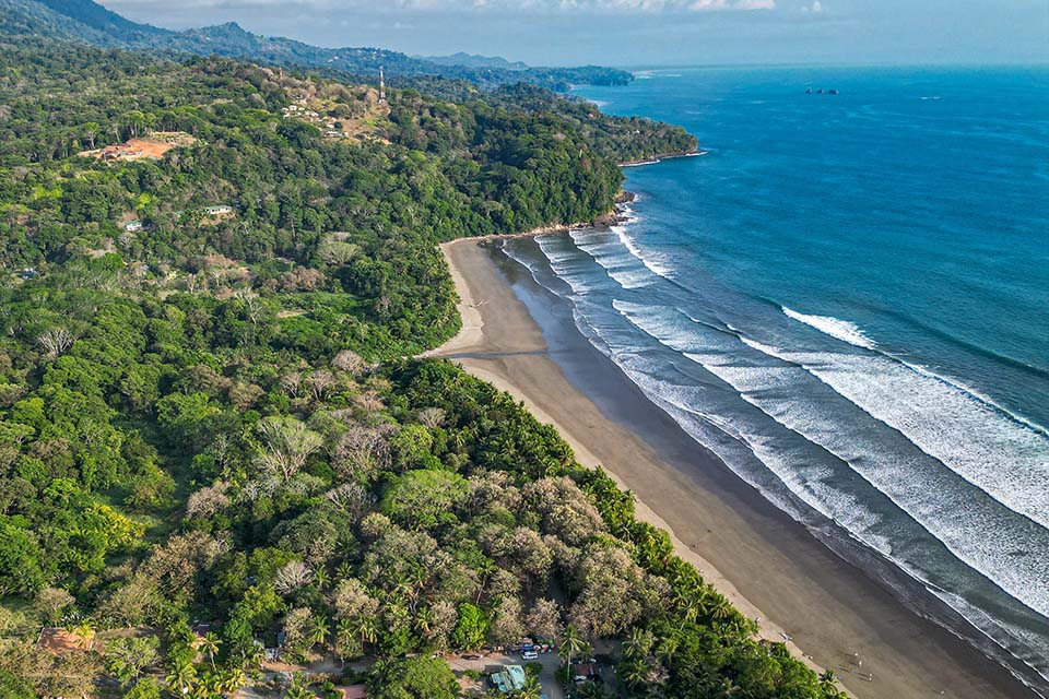 Playa Uvita in Costa Rica from Above