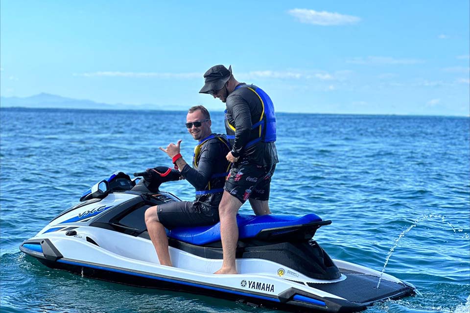 Jetski at Playa Fantasia in Costa Rica