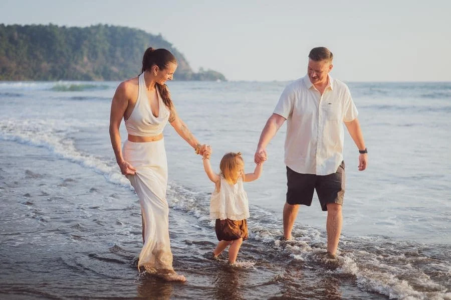 Family Walking Hand in Hand Along the Beach in Costa Rica – Bookybee – Costa Rica Tours Family Walking Hand in Hand Along the Beach in Costa Rica – Costa Rica Tours